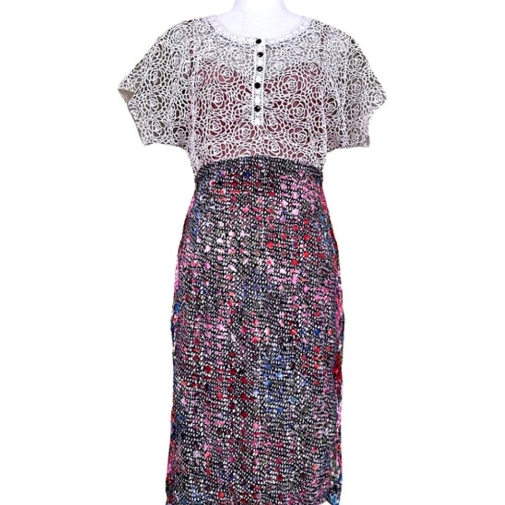 Anthropologie Beguile by Byron Lars lace Study Dress